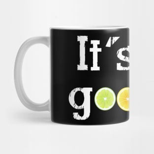 I Feel Good Lemon Orange Lime Red Orange Yellow Green Citrus Mug